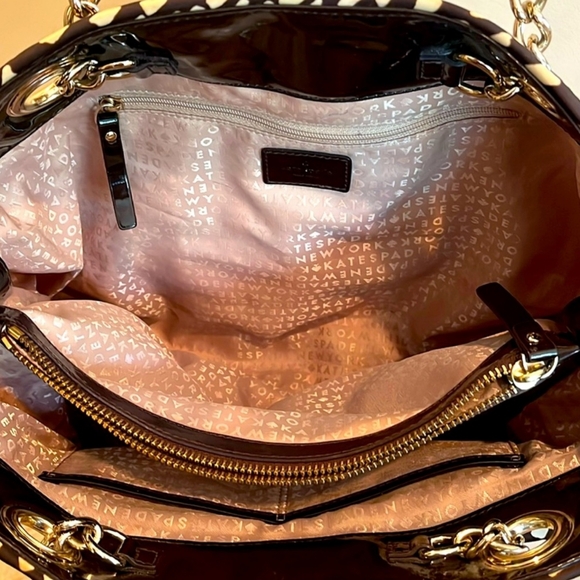 Kate spade ♠️ animal print shoulder bag - Picture 4 of 6